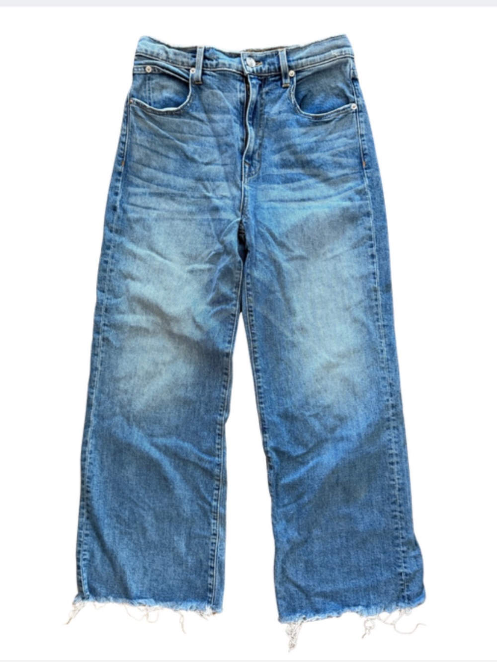 SLVRLAKE Grace Crop Wide Leg Jeans Second Chance Size 28